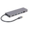 Док-станція для ноутбука CABLEXPERT 5-in-1 USB-C to HDMI/3xUSB 3.0/CR/LAN/100W USB-C PD Gray (A-CM-COMBO5-05)
