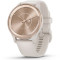 Смарт-годинник GARMIN Vivomove Trend Peach Gold Stainless Steel Bezel with Ivory Case and Silicone Band (010-02665-01)