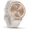 Смарт-годинник GARMIN Vivomove Trend Peach Gold Stainless Steel Bezel with Ivory Case and Silicone Band (010-02665-01)