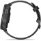 Смарт-годинник GARMIN Forerunner 965 Carbon Gray DLC Titanium with Black/Powder Gray Silicone Band (010-02809-80)