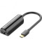 Сетевой адаптер VENTION USB-C to Ethernet Adapter Black (CFABB)