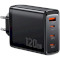 Зарядний пристрій ESSAGER Extreme 120W 1xUSB-A, 3xUSB-C, PD3.0, QC4.0 GaN Fast Charger Black (ECT3CA-JZB01-Z)