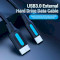 Кабель VENTION USB3.0 CM/Micro-BM 1м Black (CQABF)