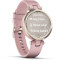 Смарт-годинник GARMIN Lily Sport Cream Gold Bezel with Dust Rose Case and Silicone Band (010-02384-13)