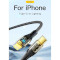 Кабель ESSAGER Interstellar Transparent Design Charging Cable Type-C to Lightning 29W 1м Black (EXCTL-XJ01-P)