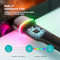 Кабель ESSAGER Colorful LED Fast Charging Cable 3A USB-A to Type-C 1м Blue (EXCT-XCD03)