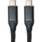 Кабель SAN GUAN USB 3.1 Type-C/Type-C PD 100W 3м Black