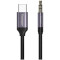 Кабель ESSAGER E02 AUX Cable Type-C to 3.5mm 1м Gray (EZJE02-0G)