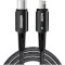 Кабель ESSAGER Sunset 20W Charging Cable Type-C to Lightning 1м Black (EXCTL-CG01)