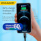 Кабель ESSAGER Sunset 20W Charging Cable Type-C to Lightning 1м Black (EXCTL-CG01)