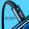 Кабель ESSAGER Sunset 20W Charging Cable Type-C to Lightning 1м Black (EXCTL-CG01)