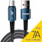 Кабель ESSAGER Sunset Fast Charging Data Cable 7A USB-A to Type-C 1м Blue (EXC7A-CG03-P)