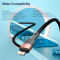 Кабель ESSAGER Star Fast Charging Data Cable 2.4A USB-A to Lightning 2м Blue (EXCL-XCA03)