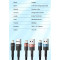 Кабель ESSAGER Star Fast Charging Data Cable 2.4A USB-A to Lightning 2м Blue (EXCL-XCA03)