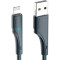 Кабель ESSAGER Rousseau Fast Charging Cable 2.4A USB-A to Lightning 2м Black (EXCL-LSA01)