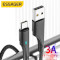 Кабель ESSAGER Rousseau Fast Charging Cable 3A USB-A to Type-C 1м Black (EXCT-LS01)