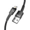 Кабель ESSAGER Star Fast Charging Data Cable 2.4A USB-A to Lightning 1м Black (EXCL-XC01)