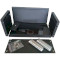 Настенный шкаф 19" HYPERNET WMNC-4U-Flat-Black (4U, 600x450мм, RAL9004)
