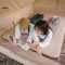 Самонадувний 2-місний килимок NATUREHIKE Double Outdoor Self-Inflating Sleeping Mat Beige (NH21FCD11-D-BG)