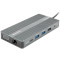 Порт-реплікатор BLUEENDLESS 12-in-1 USB-C to 2xHDMI, VGA, LAN, 2xUSB3.0, USB2.0 SD/TF, USB-C PD100W, Aux (CA913886)