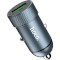 Автомобильное зарядное устройство HOCO Z32 Speed Up 1xUSB-A, QC3.0 Metal Gray (6931474711564)