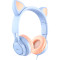 Наушники HOCO W36 Cat Ear Dream Blue