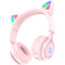 Наушники HOCO W39 Cat Ear Pink