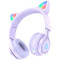 Навушники HOCO W39 Cat Ear Purple