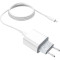 Зарядний пристрій HOCO C76A Speed source 1xUSB-C, PD20W White w/Type-C to Lightning cable (6931474746924)