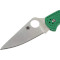 Складной нож SPYDERCO Delica 4 Flat Ground Green (C11FPGR)