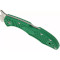 Складной нож SPYDERCO Delica 4 Flat Ground Green (C11FPGR)