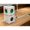 Подовжувач ALLOCACOC PowerCube Extended Green, 4 розетки, 2xUSB, 1.5м (1402GN/DEEUPC)