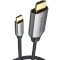 Кабель VENTION USB-C to 4K HDMI USB-C - HDMI v2.0 1.5м Gray (CRBBG)
