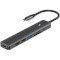 Порт-репликатор BLUEENDLESS 7-in-1 USB-C to 1xHDMI, 1xUSB3.0, 2xUSB2.0, SD/TF, 1xUSB-C PD