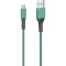 Кабель PRODA Azeada PD-B51m USB-A to Micro-USB 3A 1м Green