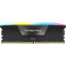Модуль пам'яті CORSAIR Vengeance RGB Black DDR5 6000MHz 64GB Kit 2x32GB (CMH64GX5M2B6000C30)