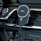Автодержатель с беспроводной зарядкой HOCO CA90 Powerful Magnetic Wireless Charging Car Holder Black