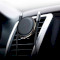 Автодержатель для смартфона BASEUS Magnetic Air Vent Car Mount With Cable Clip Black (SUGX020001)