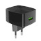 Зарядное устройство HOCO C70A Cutting-Edge 1xUSB-A, QC3.0, 18W Black (6931474706638)