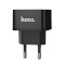 Зарядний пристрій HOCO C70A Cutting-Edge 1xUSB-A, QC3.0, 18W Black (6931474706638)