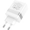 Зарядний пристрій HOCO N21 Topspeed 1xUSB-A, 1xUSB-C, PD30W, QC3.0 White (6931474757777)