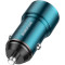 Автомобильное зарядное устройство BOROFONE BZ19A Wisdom 1xUSB-A Sapphire Blue w/Micro-USB cable (BZ19AMSU)