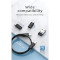 Комплект адаптерів BOROFONE BU36 Show Multifunction Charging Data Cable Set 0.28м Black