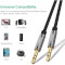 Кабель UGREEN AV119 3.5mm Male to 3.5mm Male Audio Cable mini-jack 3.5 мм 0.5м Black (10732)