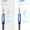 Кабель UGREEN AV118 3.5mm Male to 3.5mm Female Extension Cable mini-jack 3.5 мм 2м Blue (40675)