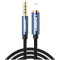 Кабель UGREEN AV118 3.5mm Male to 3.5mm Female Extension Cable mini-jack 3.5mm 2м Blue (40675)