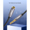 Кабель UGREEN AV118 3.5mm Male to 3.5mm Female Extension Cable mini-jack 3.5mm 1м Gray (10592)