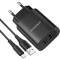 Зарядное устройство BOROFONE BN2 Super Fast 2xUSB-A, 2.1A Black w/Micro-USB cable (BN2MB)