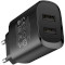 Зарядное устройство BOROFONE BN2 Super Fast 2xUSB-A, 2.1A Black w/Micro-USB cable (BN2MB)