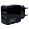 Сетевое зарядное устройство JUST Simple Dual USB Wall Charger Black + microUSB cable